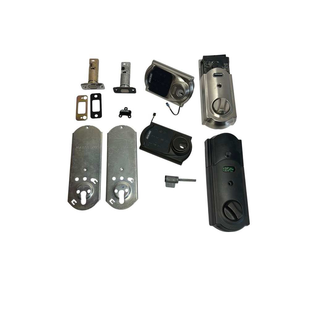 Schlage Connect Smart Deadbolt Z-Wave Plus Touchscreen Lock Set / Parts - As Is